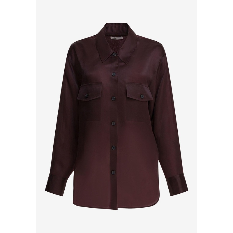 Matteo Silk Organza Long-Sleeved Shirt