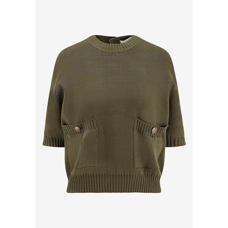 Ottavia Ribbed Knit Top