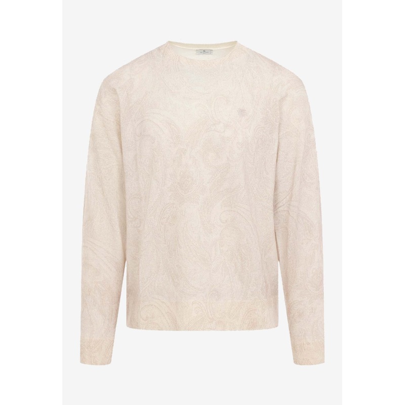 Paisley Wool Sweater