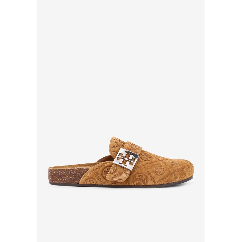 T Monogram Mellow Jacquard Flat Mules