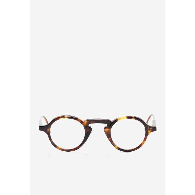 Tortoiseshell Round-Frame Glasses