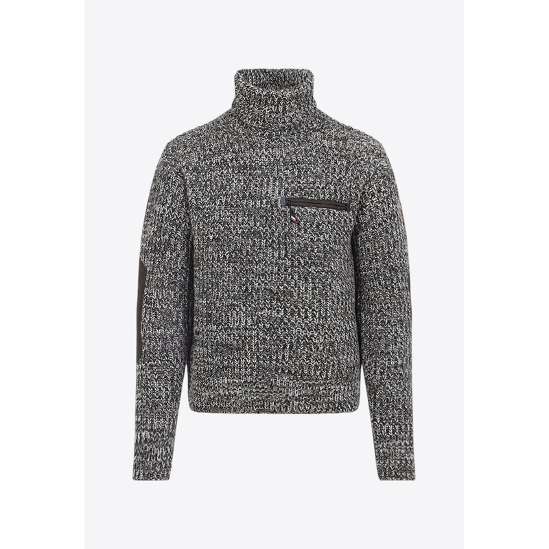 Turtleneck Wool-Knit Sweater