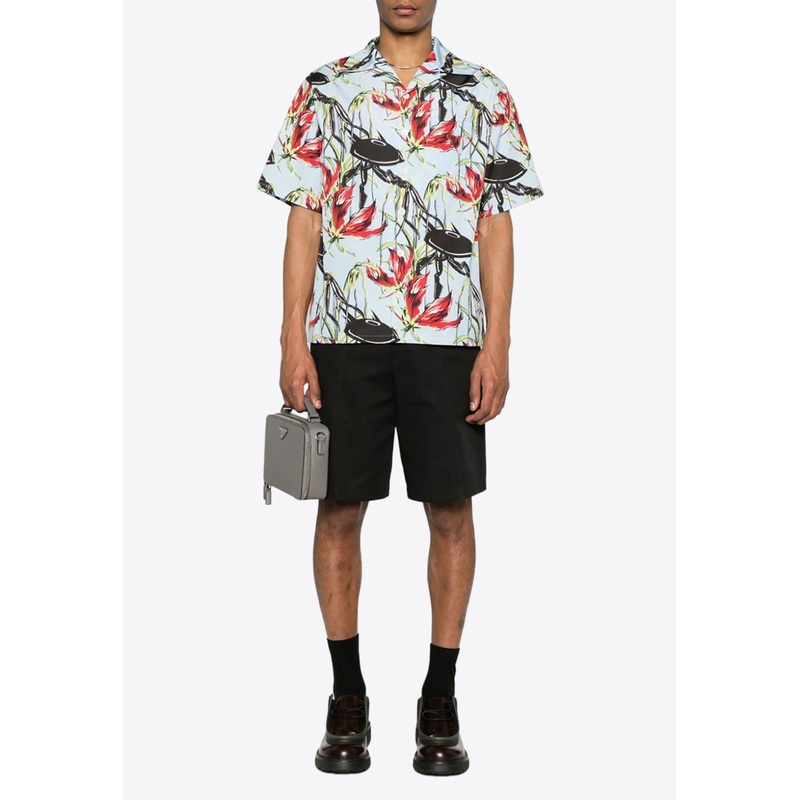 Floral Print Buttoned Shirt