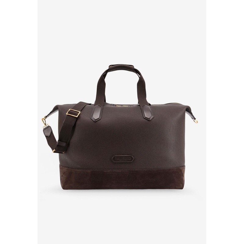 Grained Leather Travel Bag
