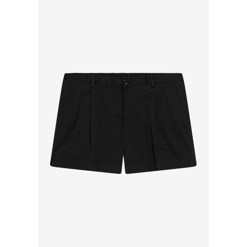 Logo Plaque Tailored Shorts