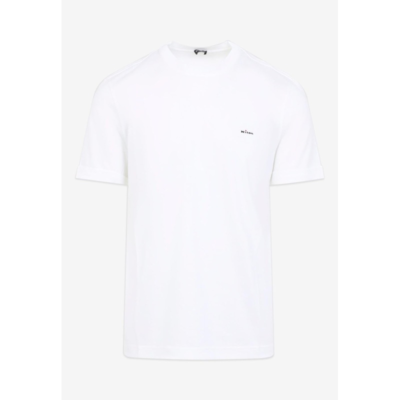 Logo-Print Crewneck Short-Sleeved T-shirt