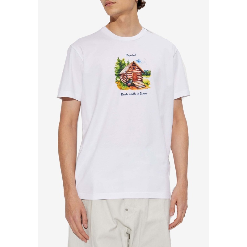 Piccola Casetta in Canada Printed T-shirt