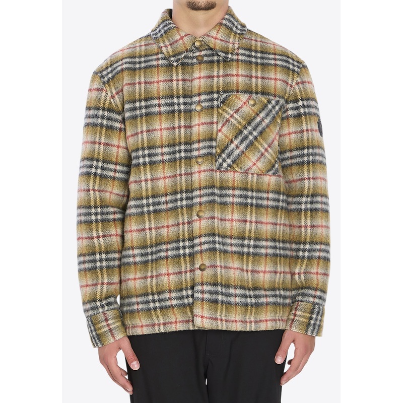 Plaid Check Padded Jacket