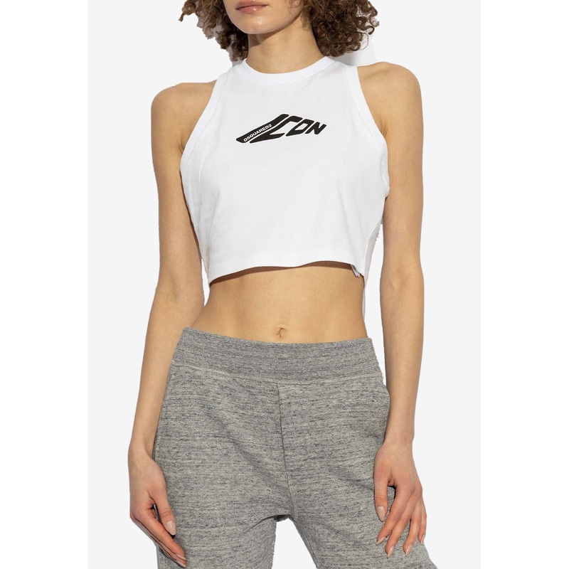 Signature Icon Cropped Tank Top