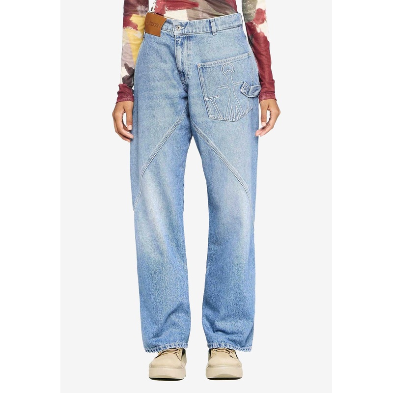 Signature Logo Twisted Workwear Jeans