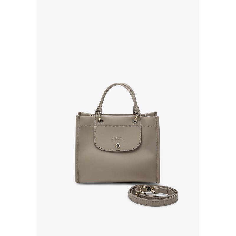 Small Cabas Leather Top Handle Bag