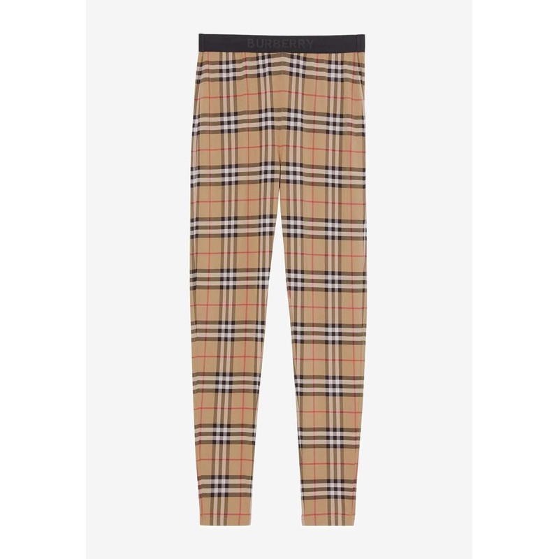 Vintage Checked Leggings