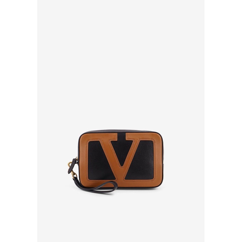 Viva Superstar Leather Clutch Bag