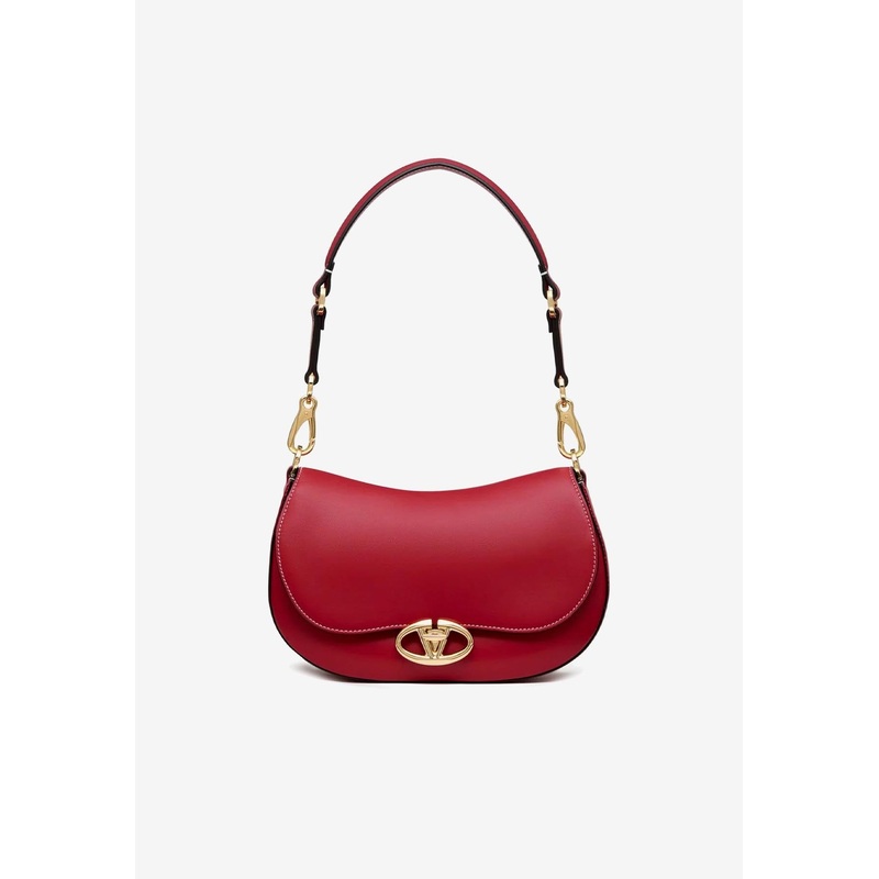 VLogo Signature Leather Shoulder Bag