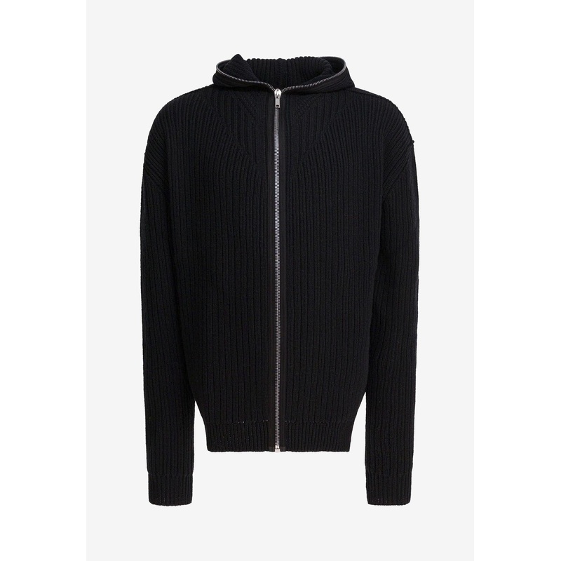 Wool Zipped Cardigan