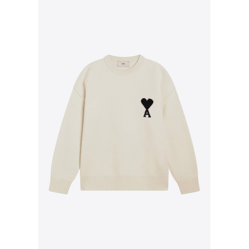 Ami De Coeur Intarsia Wool Sweater