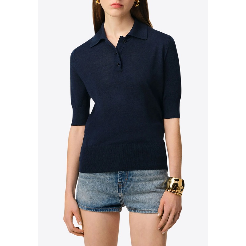 Ami De Coeur Knit Polo T-shirt