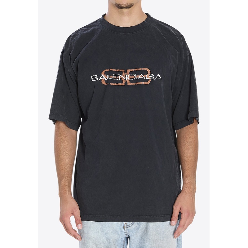 BB Icon Stencil Faded T-shirt