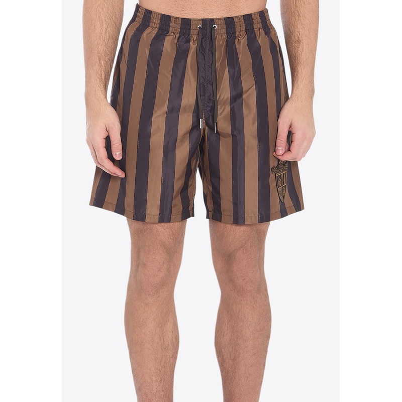 Crest Striped Swim Shorts