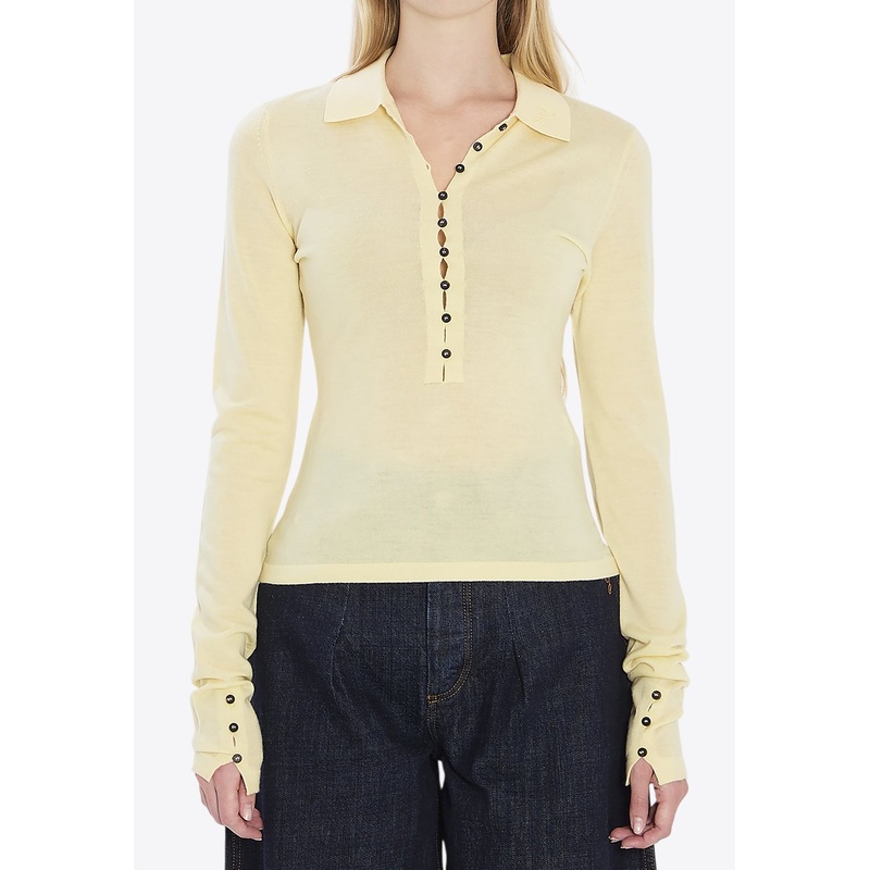 Fine Wool Long-Sleeved Sweater