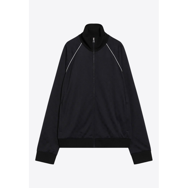 GG Jacquard Zip-Up Sweatshirt