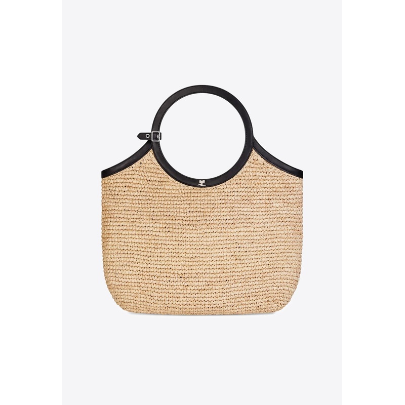 Holy Raffia Tote Bag