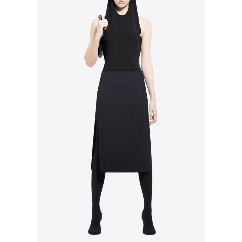 Hooded Halterneck Bodysuit