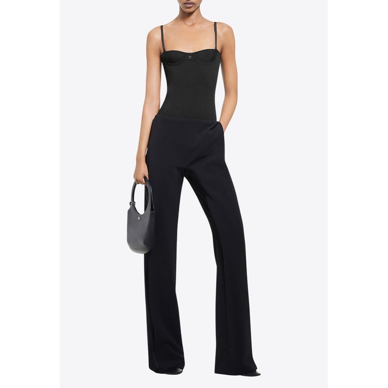 Illusion Straight-Leg Pants