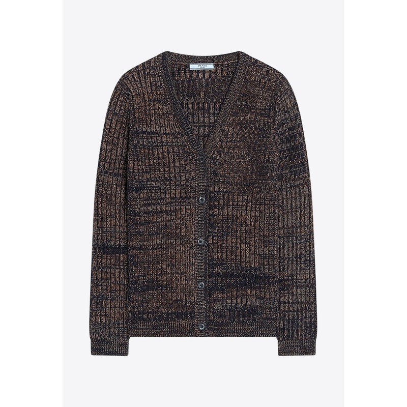 Knitted Wool and Cashmere Cardigan