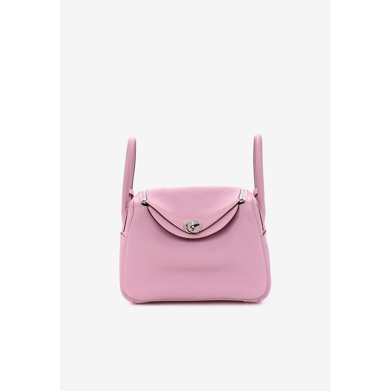 Lindy 26 in Mauve Sylvestre Taurillon Clemence with Palladium Hardware