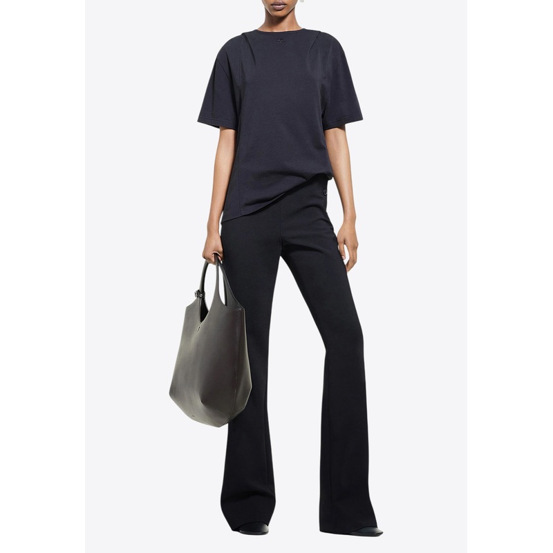 Logo Embroidered Hooded T-shirt