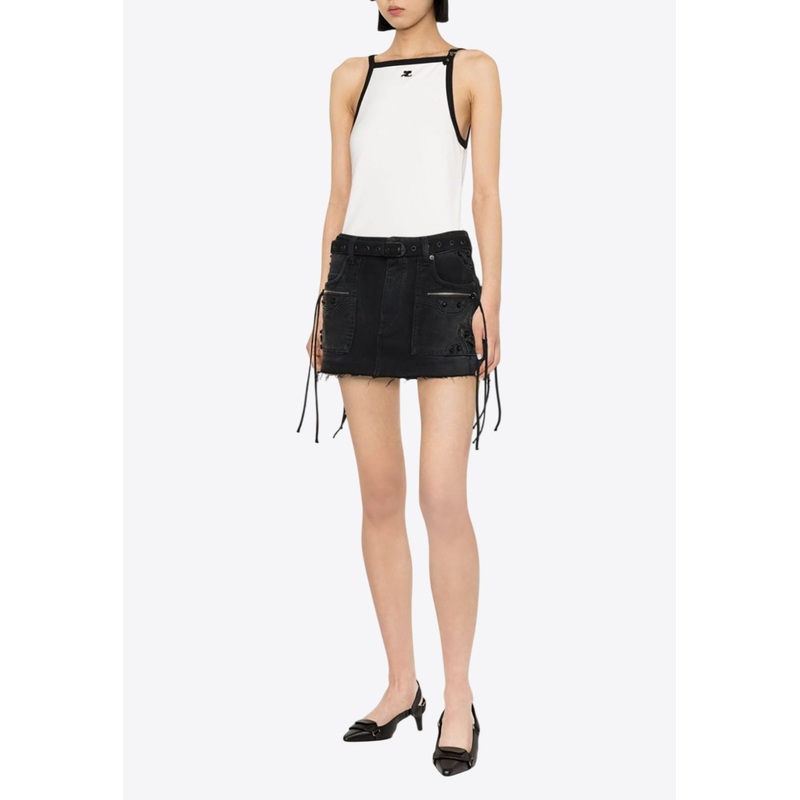 Logo Embroidered Tank Top