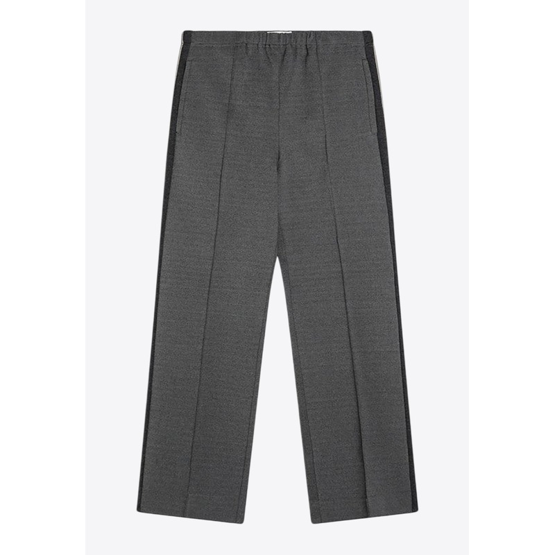 Straight-Leg Knitted Pants