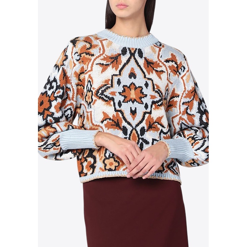 Tapestry Knitted Sweater