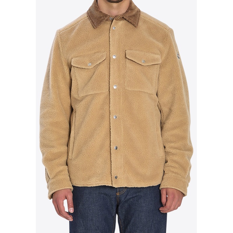 Teddy Button-Up Overshirt