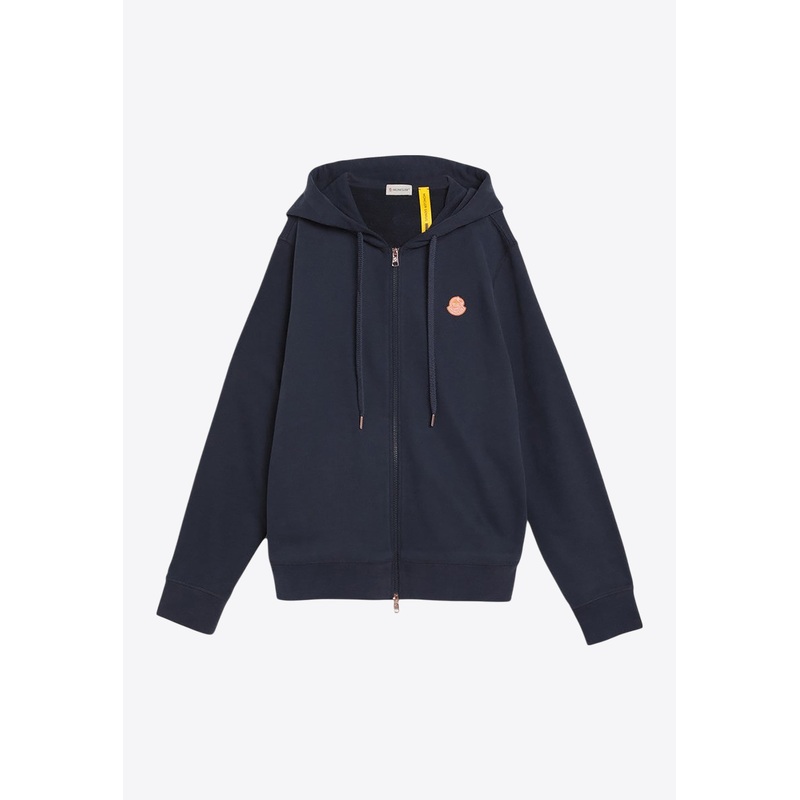 X Gilga Farm By Donald Glover Logo Patch Zip-Up Hoodie