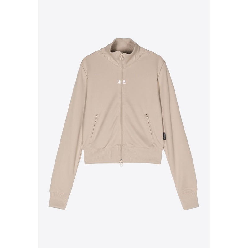 Zip-Up Interlock Track Jacket
