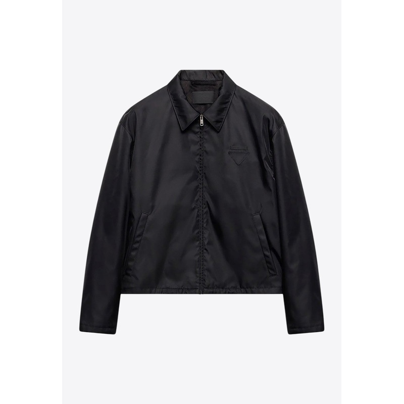 Zip-Up Jacket with Logo-Patch