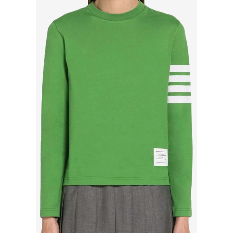 4-bar Stripes Long-Sleeved T-shirt