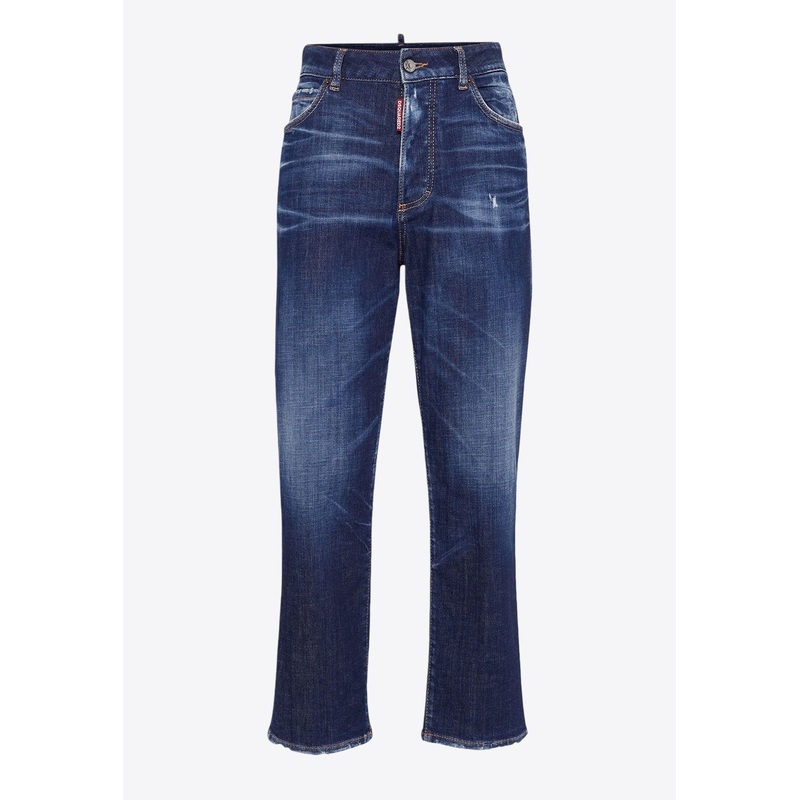 Boston Basic Wash Straight-Leg Jeans