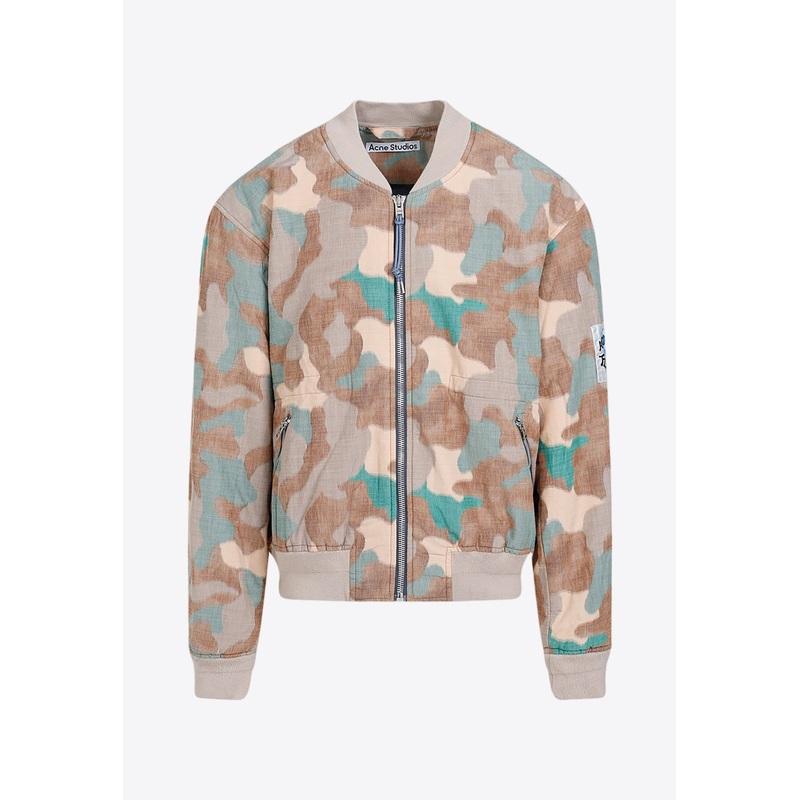 Camouflage Bomber Jacket