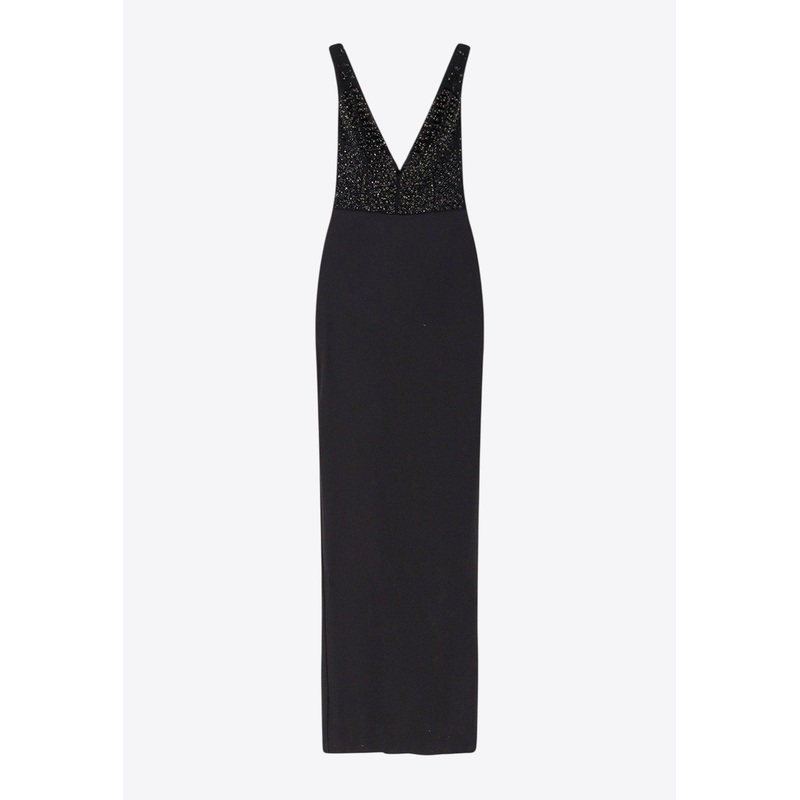 Embroidered Midi Dress