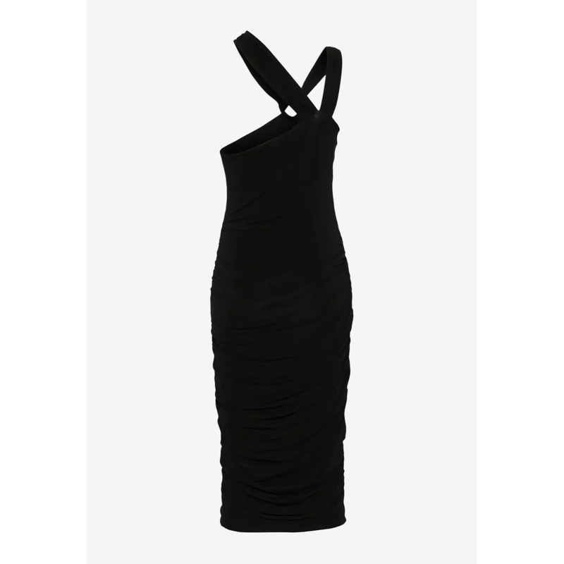 Ethel Ruched Midi Dress