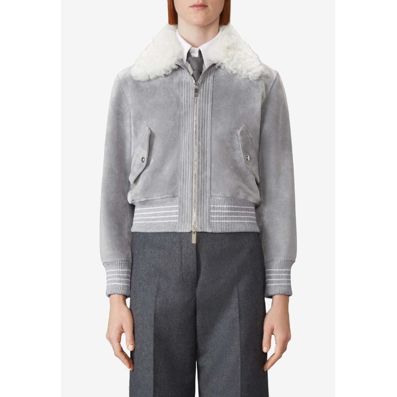 Flight Shearling and Suede Jacket