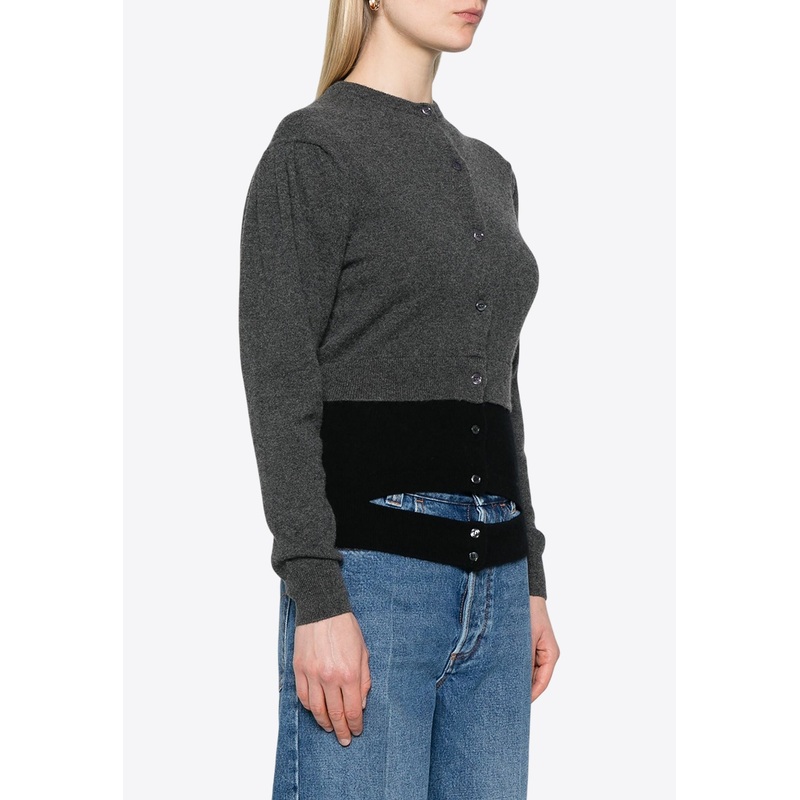 Knitted Layered Cardigan