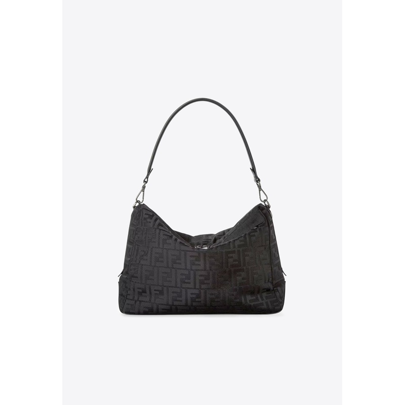 Large Lui FF Nylon Shoulder Bag