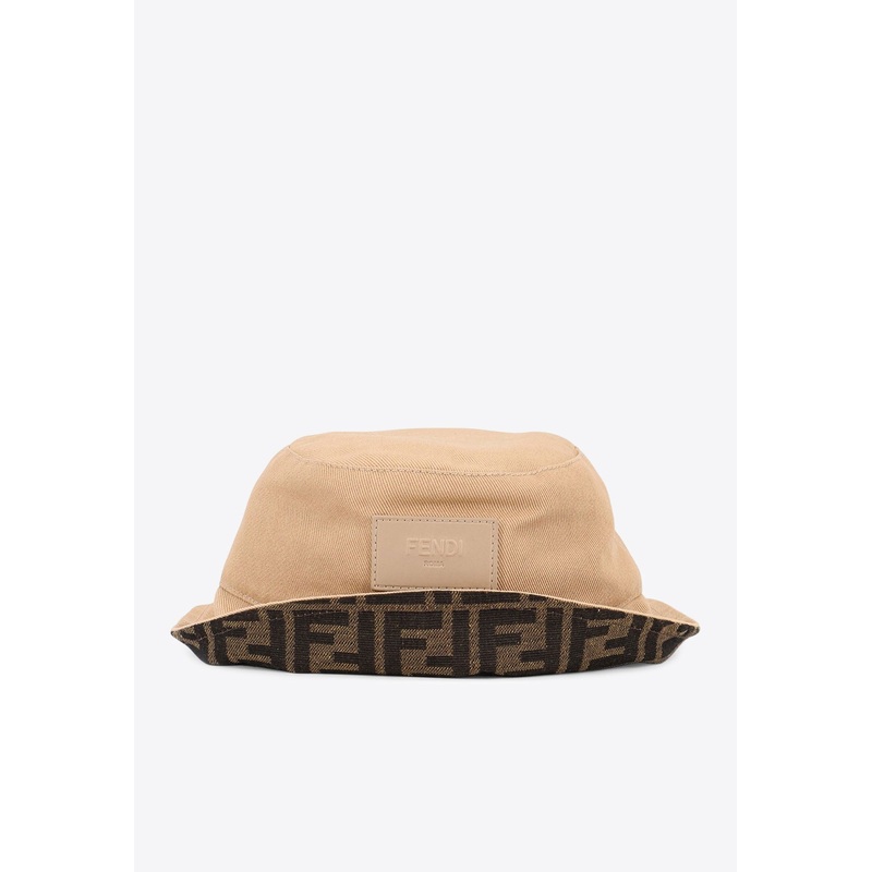 Logo Patch Monogram Bucket Hat