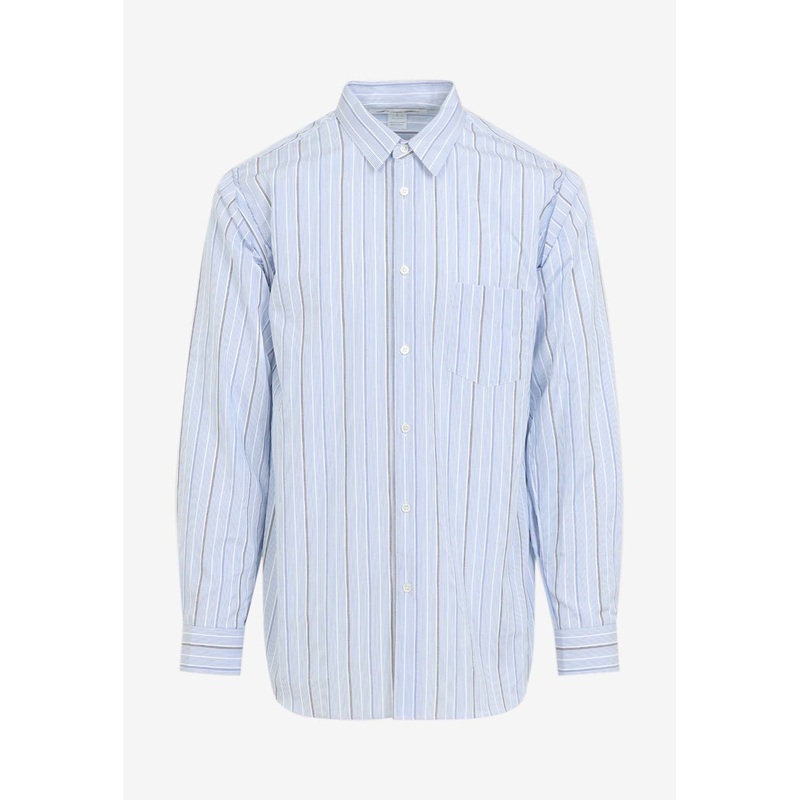 Long-Sleeved Stripe Shirt