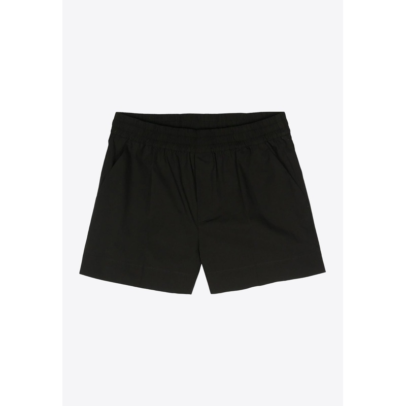 Pressed-Crease Poplin Shorts
