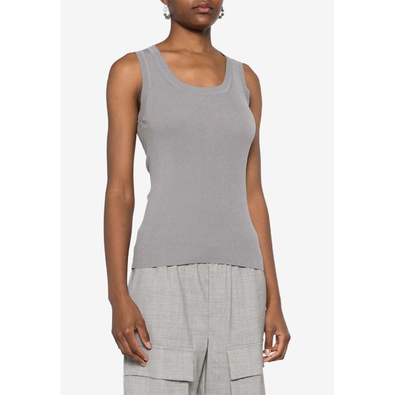 Ribbed-Knit Tank Top